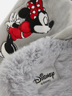 Hausschuhe|Primark Flauschige „Disney Minnie Und Micky Maus“ Hausschuhe Grau