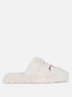 Hausschuhe|Hausschuhe|Primark Flauschige „Disney Stitch“ Hausschuhe Beige