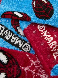 Socken|Primark Flauschige „Marvel Spider-Man“ Socken, 2er-Pack Rot