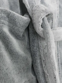 Bademäntel|Primark Flauschiger, Mittellanger Bademantel Marineblau
