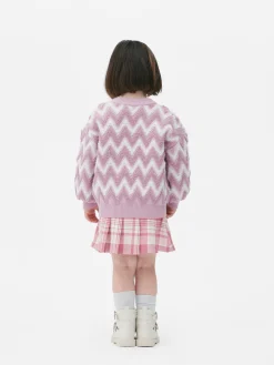 Pullover Und Cardigans|Primark Flauschiger Strickpullover Mit Zickzackmuster Rosa