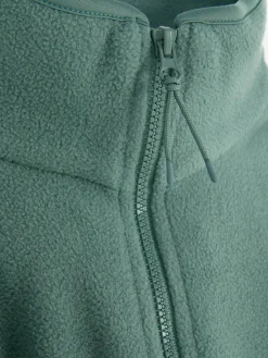 Pullover Und Cardigans|Primark Fleecejacke Mit Halbem Reißverschluss Grün