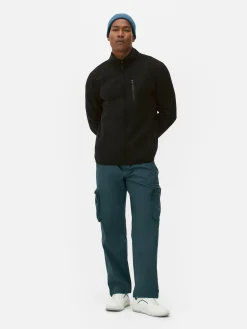 Jacken Und Mäntel|Primark Fleecejacke Mit Trichterkragen Und Reißverschluss Schwarz