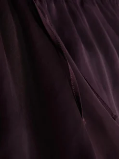 Slips|Primark Fließender French-Slip Aus Satin Mit Spitzenbesatz Weinrot