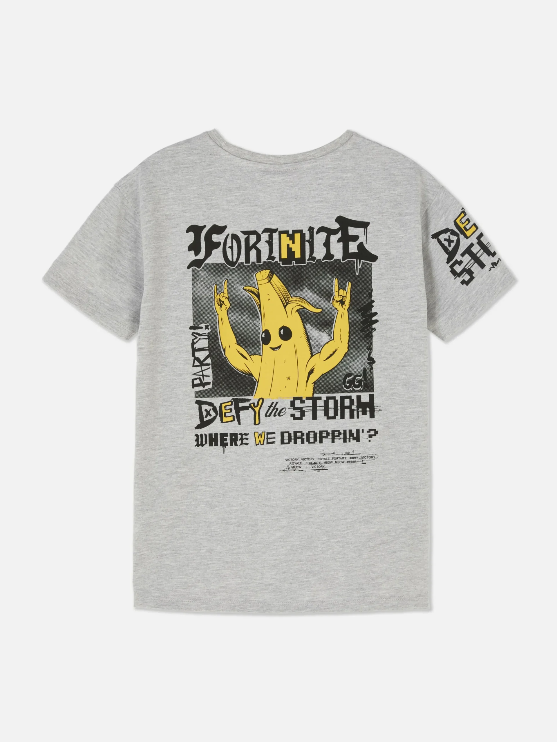 Tops Und T-Shirts|Primark „Fortnite Peely“ T-Shirt Grau