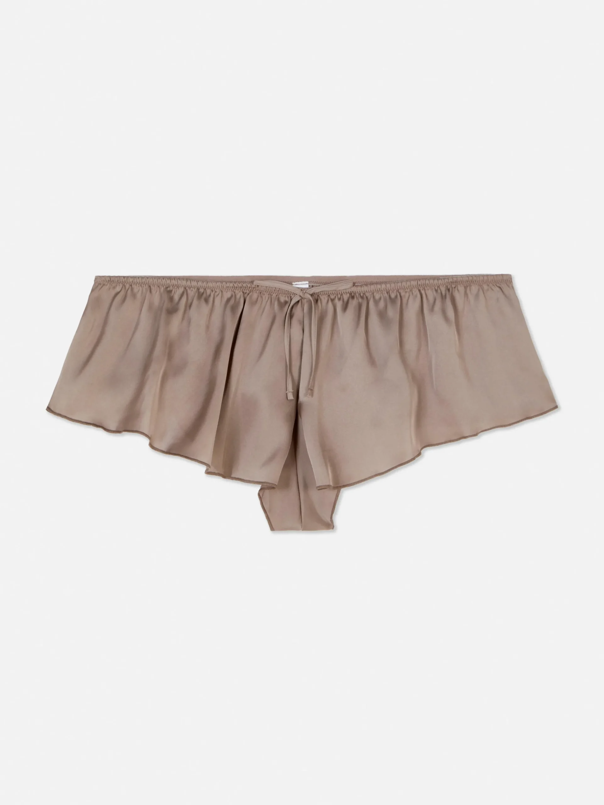 Slips|Primark French Knickers Aus Fließendem Satin Taupefarben