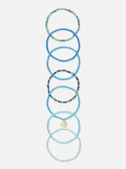 Schmuck|Primark Freundschaftsarmbänder Mit Perlen, 8er-Pack Blau