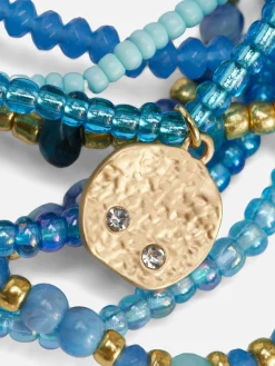 Schmuck|Primark Freundschaftsarmbänder Mit Perlen, 8er-Pack Blau