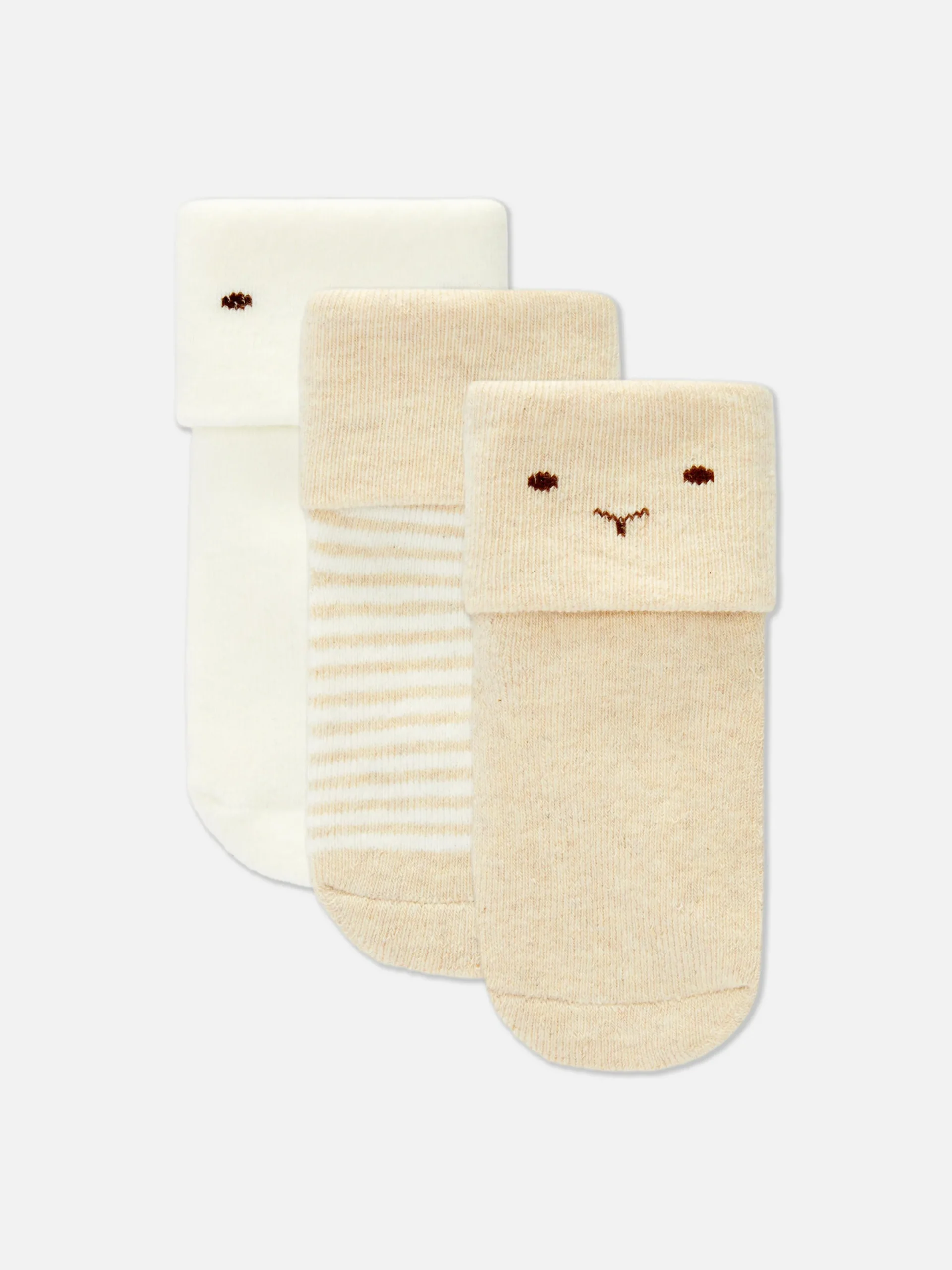 Socken Und Strumpfhosen|Primark Frottee-Socken, 3er-Pack Grau