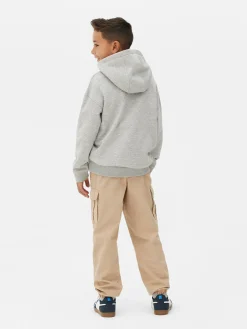 Hoodies Und Sweatshirts|Primark „Future Projects“ Bouclé-Hoodie Grau