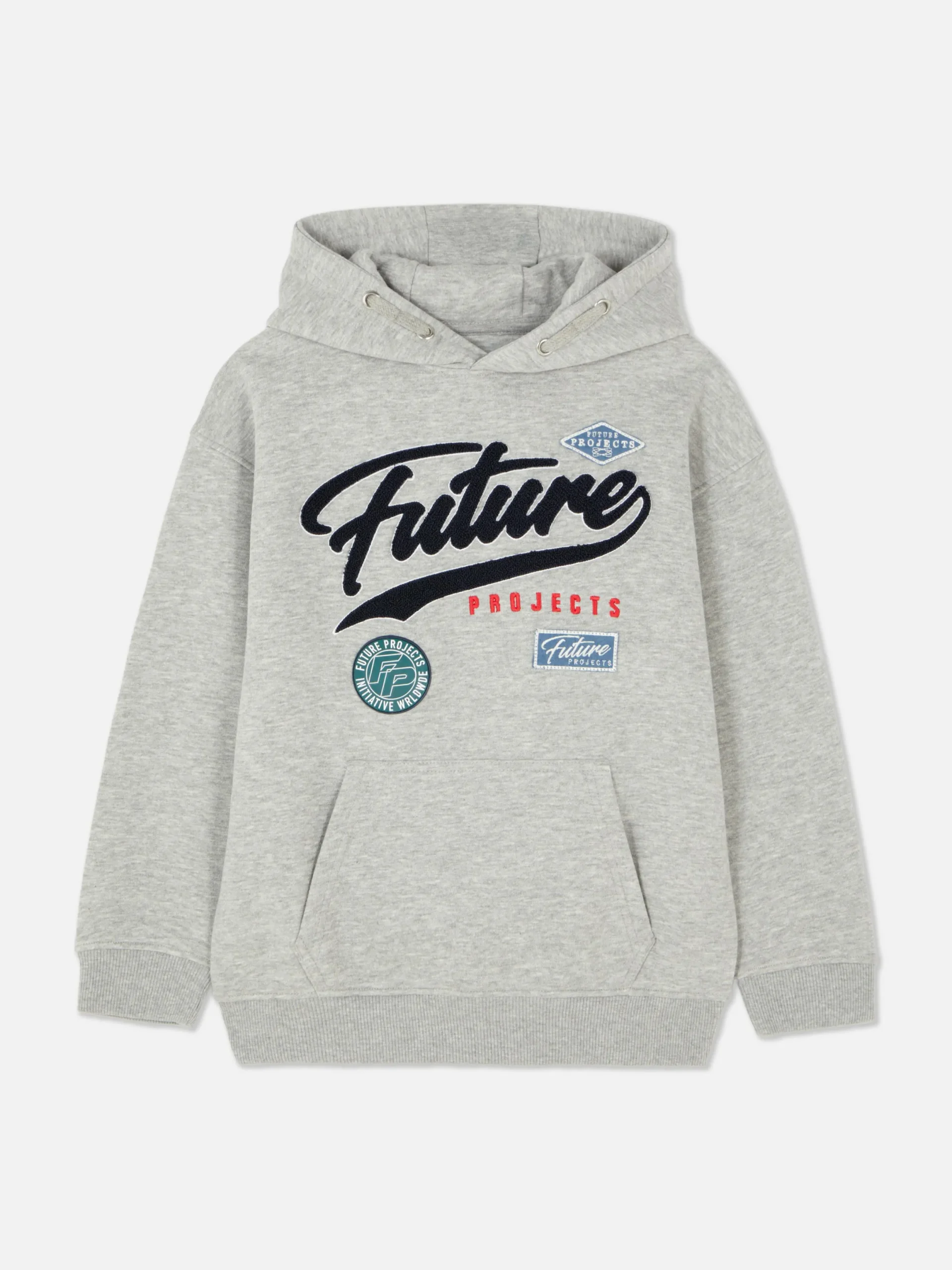 Hoodies Und Sweatshirts|Primark „Future Projects“ Bouclé-Hoodie Grau