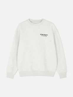 Hoodies Und Sweatshirts|Primark „Future Projects New York City“ Sweatshirt Grau meliert