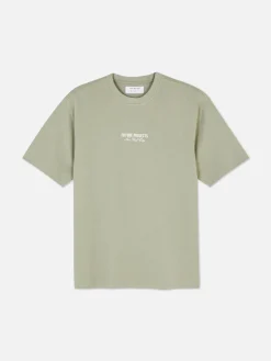 Tops Und T-Shirts|Primark „Future Projects“ T-Shirt Mit Stickerei Grün