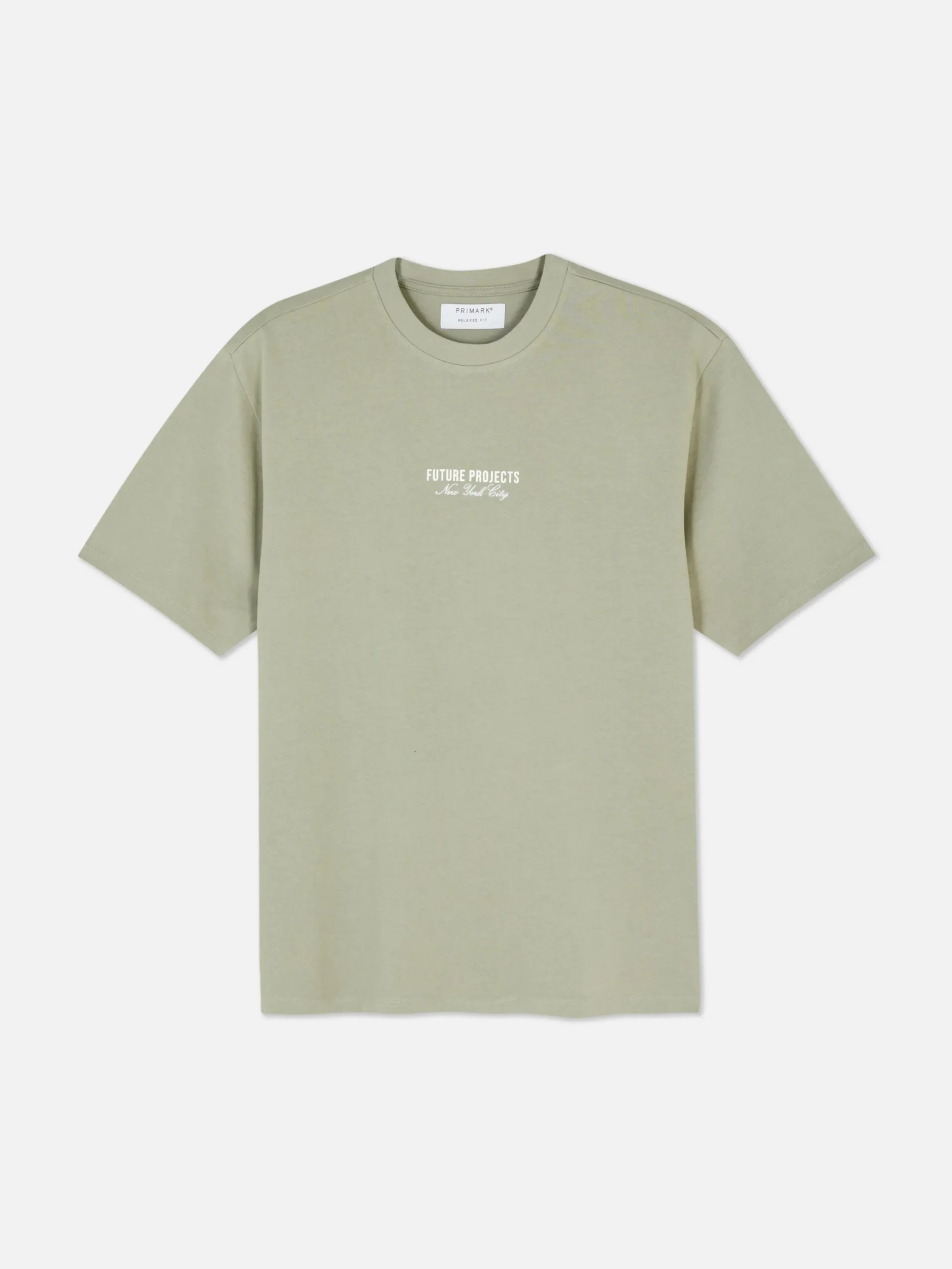 Tops Und T-Shirts|Primark „Future Projects“ T-Shirt Mit Stickerei Grün