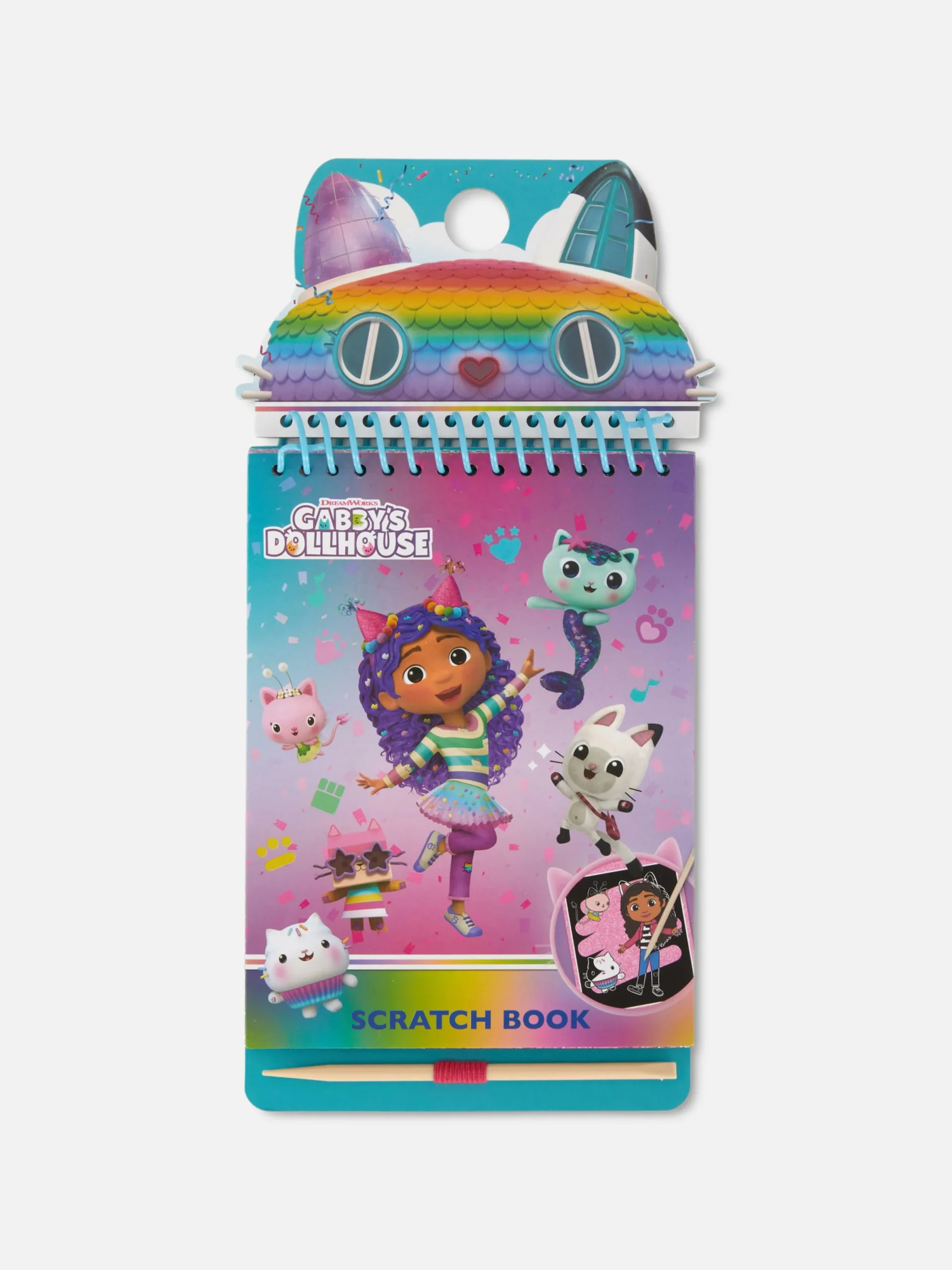 Basteln Und Handarbeiten|Primark „Gabby's Dollhouse“ Kratzbuch Blau