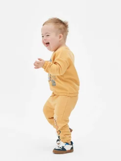 Hosen Und Leggings|Primark „Garfield“ Jogginghose Mit Grafik Senffarben