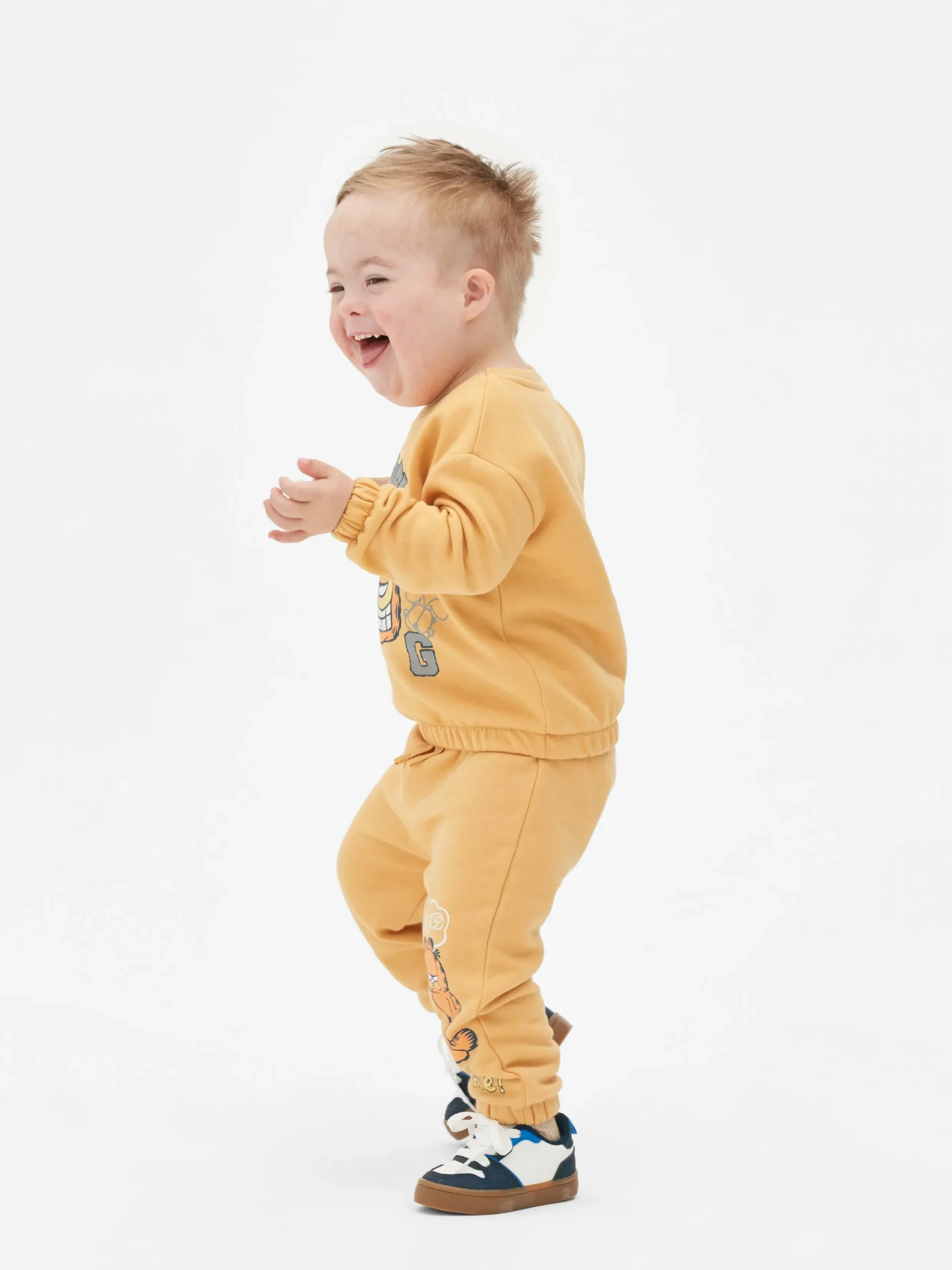 Hosen Und Leggings|Primark „Garfield“ Jogginghose Mit Grafik Senffarben