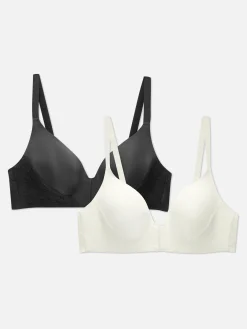 Bhs|Primark Geformte Postoperative BHs, 2er-Pack Grau