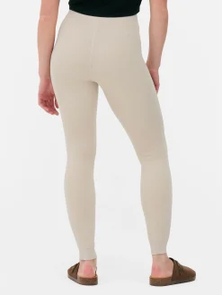 Strumpfhosen|Hosen Und Leggings|Primark Gefütterte Samtleggings Sandfarben
