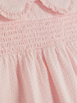 Tops Und T-Shirts|Primark Gekräuselte Bluse Mit Kragen Hellrosa