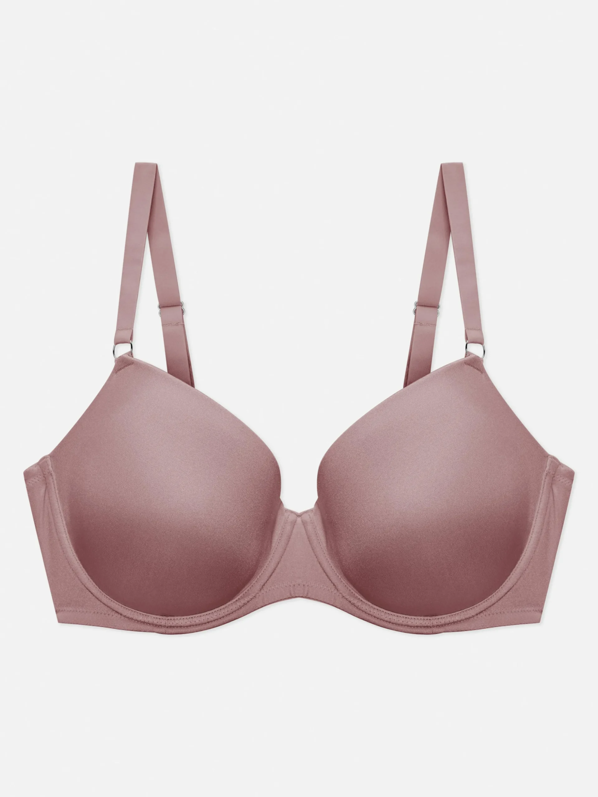 Bhs|Primark Gepolsterter Vollschalen-T-Shirt-BH, Körbchengr. D–G Mokkafarben