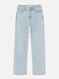 Denim|Jeans|Primark Gerade Geschnittene Denim-Jeans Hellblau