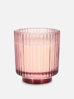 Raumdüfte|Primark Geriffelte Glaskerze Rosa