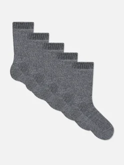 Socken|Primark Gerippte Crew-Socken, 5er-Pack Multi