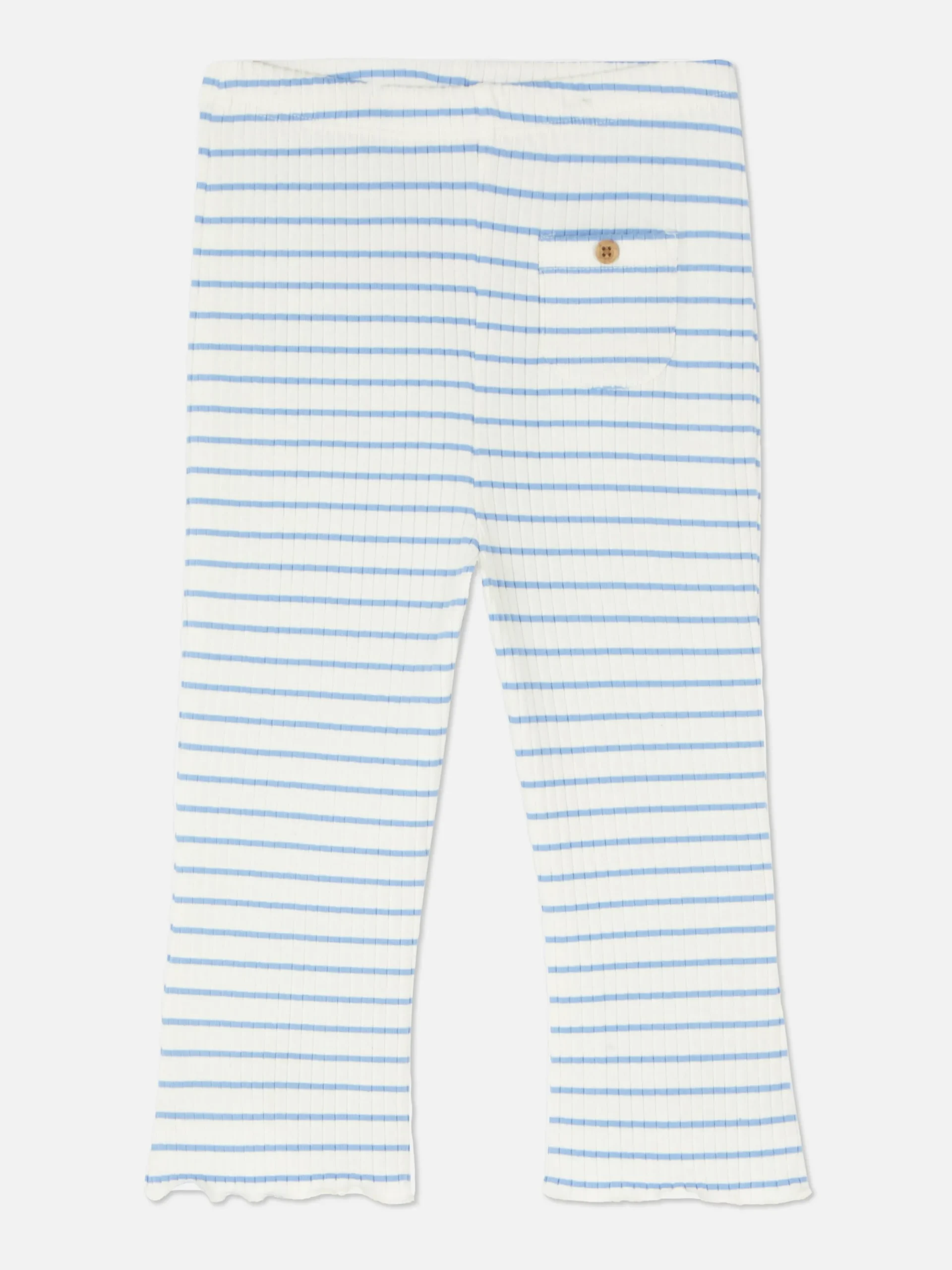 Hosen Und Leggings|Primark Gerippte, Gestreifte Leggings Mit Ausgestelltem Bein Multi