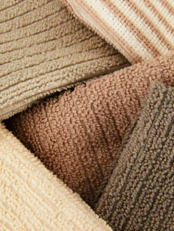 Geschirr|Primark Gerippte Haushaltstücher, 5er-Pack Grau