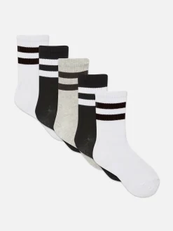 Socken|Primark Gerippte Söckchen, 5er-Pack Multi