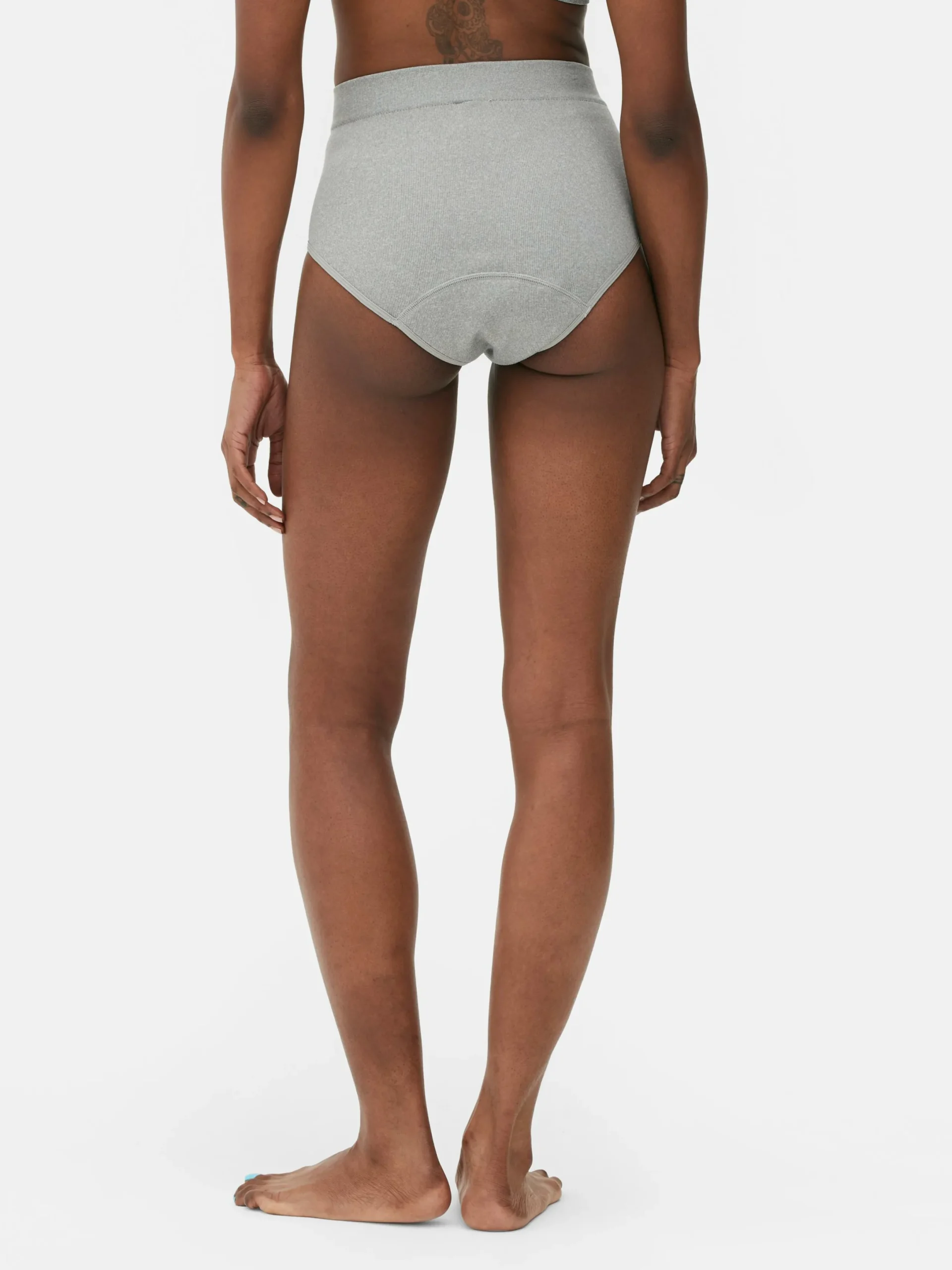 Slips|Primark Gerippte Slips Mit Hohem Bund, 3er-Pack Schwarz