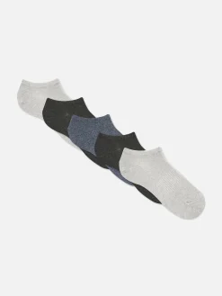 Socken|Primark Gerippte Sneakersocken, 5er-Pack Multi