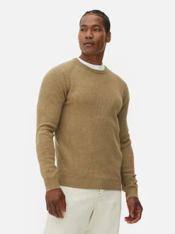 Pullover Und Cardigans|Primark Gerippter Pullover Mit Rundhalsausschnitt Taupefarben
