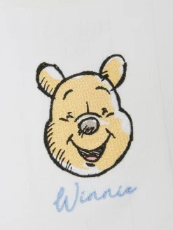 Schlafanzugoberteile|Primark Geripptes „Disney Winnie Puuh“ Schlafanzug-Trägertop Weiß