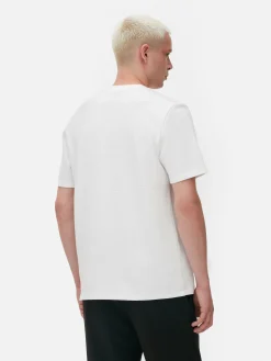 Tops Und T-Shirts|Primark Geripptes T-Shirt Aus Ottoman Weiß