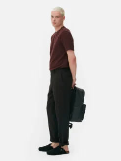 Tops Und T-Shirts|Primark Geripptes T-Shirt Aus Ottoman Burgunderrot