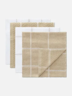 Geschirr|Primark Geschirrtücher Aus Frottee, 4er-Pack Nude