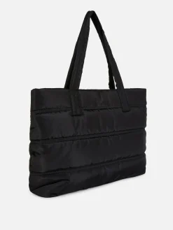 Taschen Und Portemonnaies|Primark Gesteppte Tragetasche Schwarz