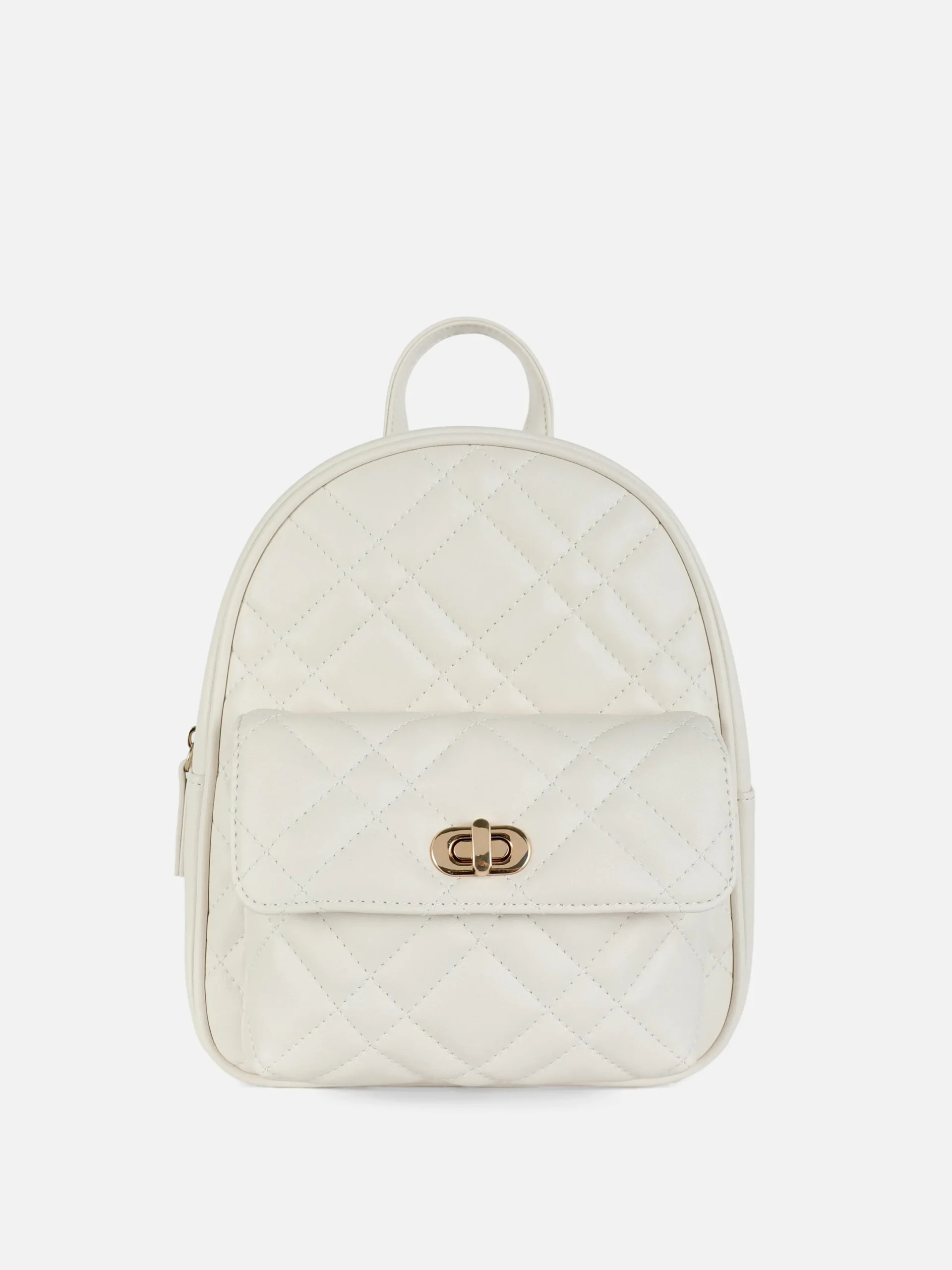 Taschen Und Portemonnaies|Primark Gesteppter Mini-Rucksack Weiß