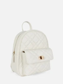 Taschen Und Portemonnaies|Primark Gesteppter Mini-Rucksack Weiß