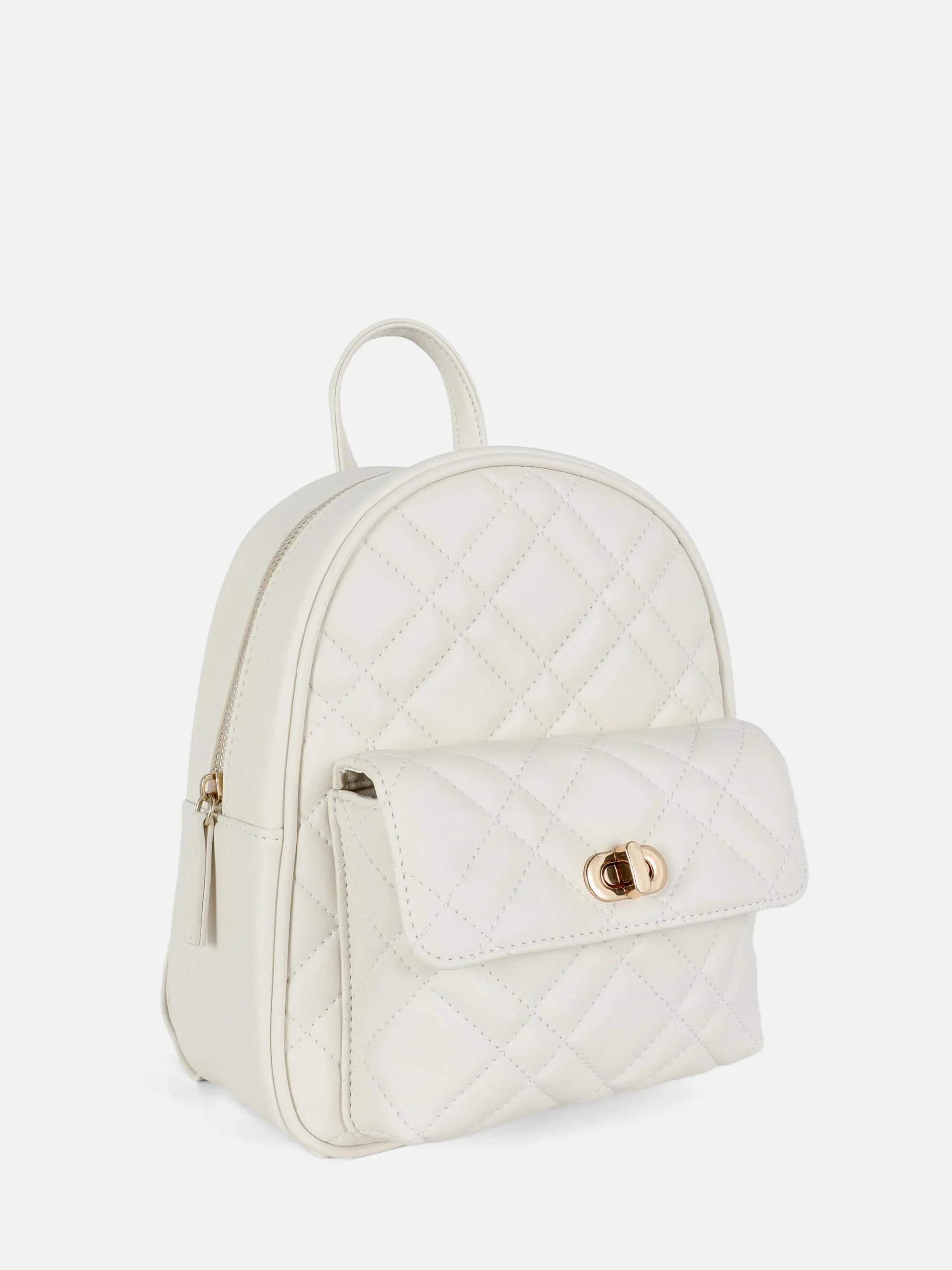Taschen Und Portemonnaies|Primark Gesteppter Mini-Rucksack Weiß