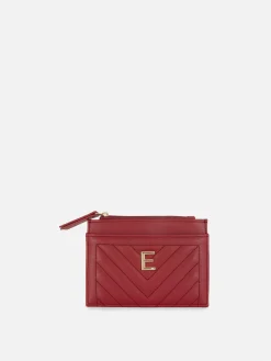 Taschen Und Portemonnaies|Primark Gestepptes Kartenetui Mit Initiale Rot