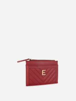Taschen Und Portemonnaies|Primark Gestepptes Kartenetui Mit Initiale Rot