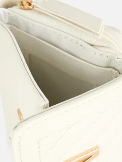 Taschen Und Portemonnaies|Primark Gestepptes Portemonnaie Mit Initiale Weiß