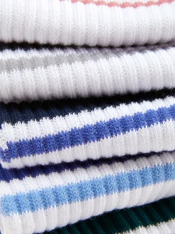 Socken|Primark Gestreifte Crew-Socken, 5er-Pack Multi