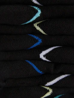 Socken|Primark Gestreifte Söckchen, 5er-Pack Schwarz