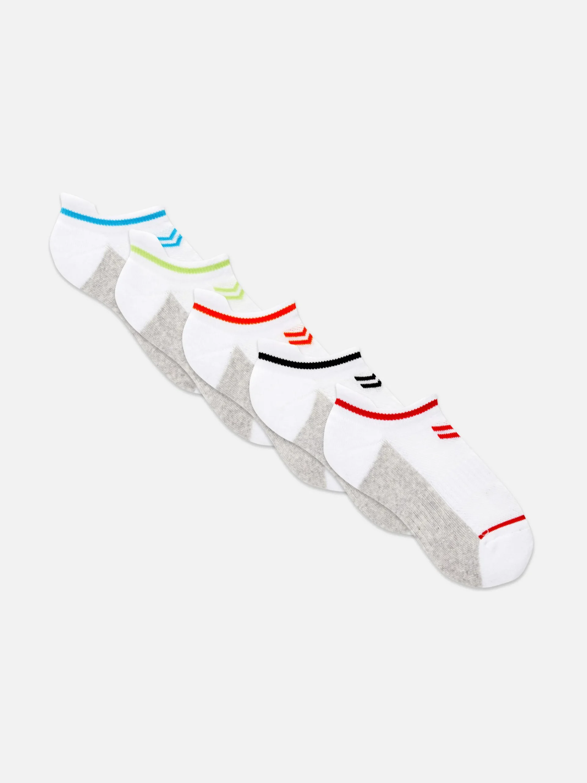 Socken|Primark Gestreifte Sneakersocken, 5er-Pack Multi