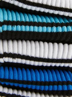 Socken|Primark Gestreifte Sportsocken, 5er-Pack Schwarz