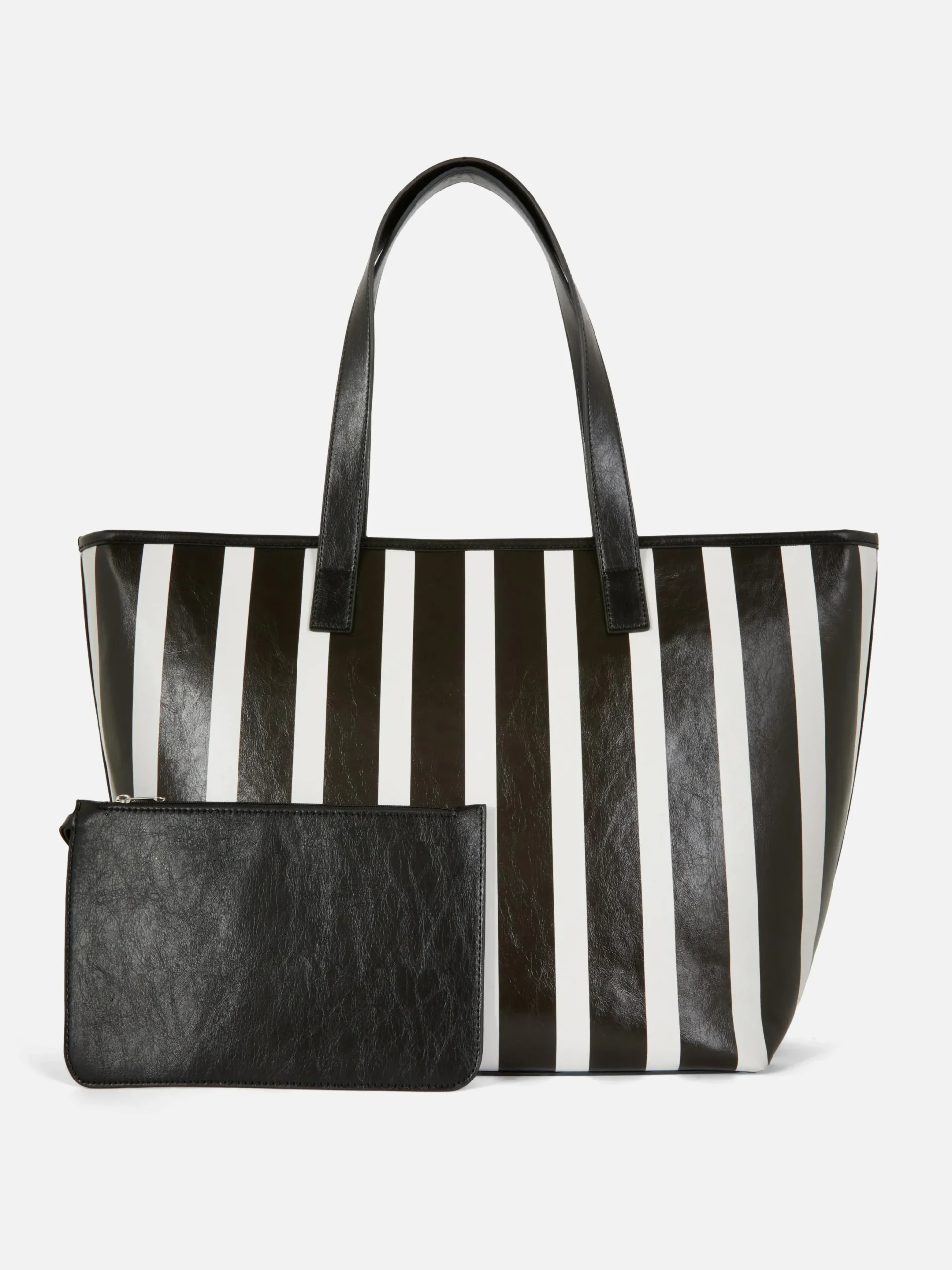 Taschen Und Portemonnaies|Primark Gestreifte Tote Tasche Schwarz/Weiß